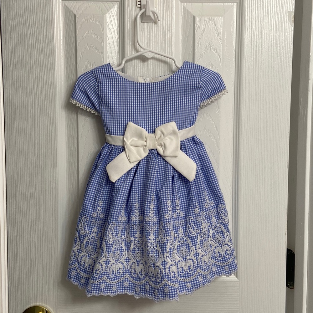 Baby Girl | 24m | Blue and White Dress